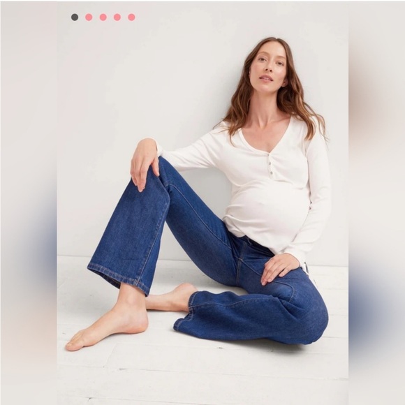 Hatch Blue Jeans Maternity Flare